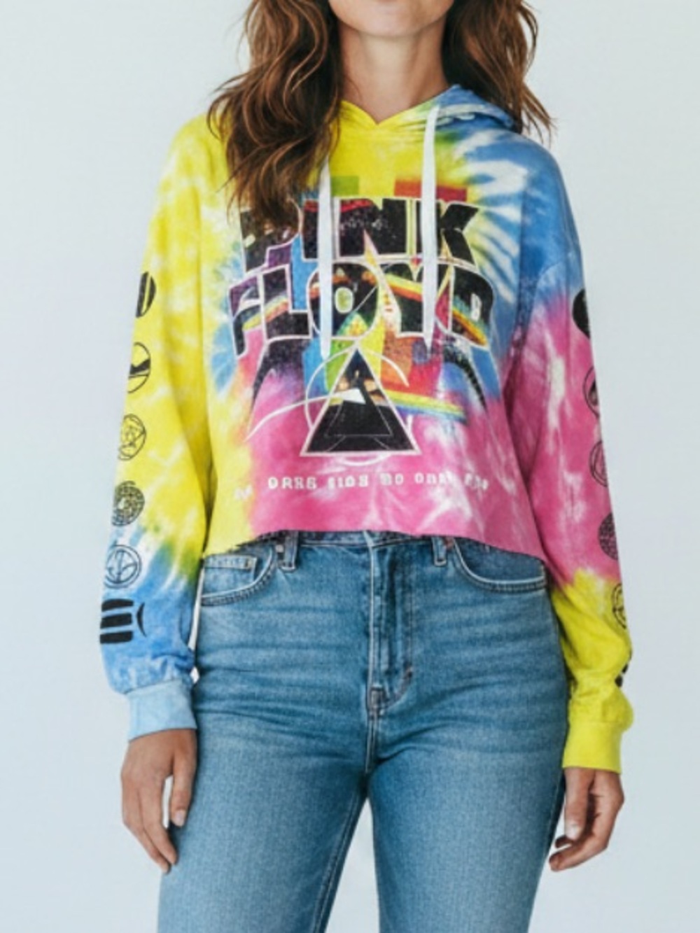 PINK FLOYD tie dye hoodie